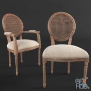 Beige Louis Chairs by NguyenMinhKhoa