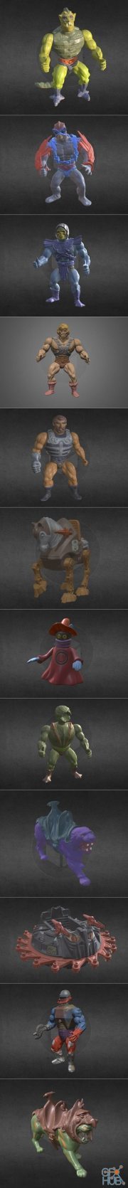 He-man Classic Toy Set – 3D Print