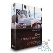 CGAxis Models Volume 49 3D Bedrooms II
