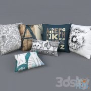 Modern decorative pillows