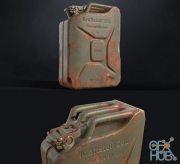 Old Rusty Jerrycan PBR
