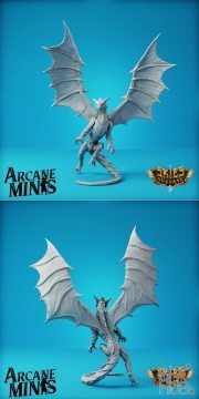Skies of Sordane (Minis Only) Arcane Dragon – 3D Print