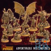 Dragons Forge Adventurers Welcome Pack 1-2 – 3D Print