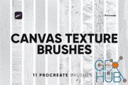 Envato – 10 Canvas Texture Brushes Procreate