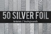 Creativemarket – 50 Silver Foil Textures/Backgrounds