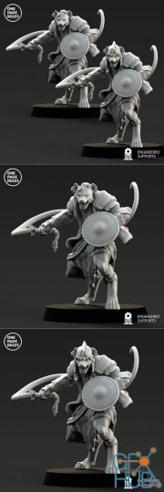 One Page Rules - Beastmen Tamer – 3D Print