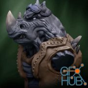 Rocksteady Bust – 3D Print