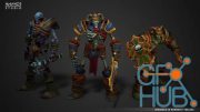 Unreal Engine – Modular Fantasy Stylized Skeleton Warrior Hero