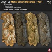 Gumroad – 20 Metal smart materials – Vol 1