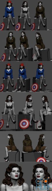 Agent Carter – 3D Print