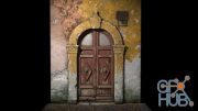 Old italian door PBR