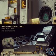 CGTrader – Scifi Medical Bed – Game Ready 3D models