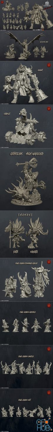 Head Hunters Miniatures and Welcome Pack July 2021 – 3D Print