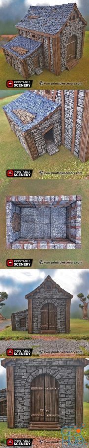 Stone Barn – 3D Print