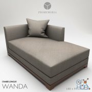 Sofa Premomoria Wanda chaise longue (max, fbx)