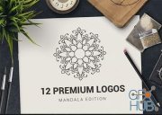 12 Premium Logos Mandala Edition (EPS)