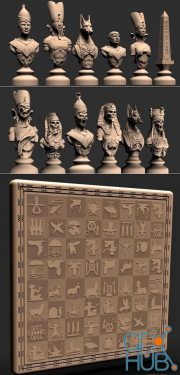 Egyptian Chess – 3D Print