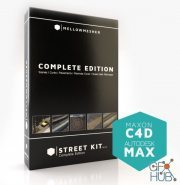TurboSquid – Street Kit 01 Complete Edition 3D Models