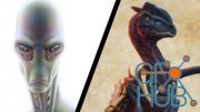 Udemy – Digital Painting Series: Ominous Alien And Tribal Dino