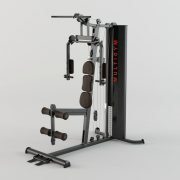 Multi-station fitness trainer