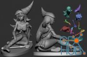 Dark Magician Girl T2 – 3D Print
