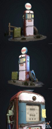 Esso gas pump