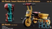 30 Plastic Smart Materials & PBR Textures - VOL 10