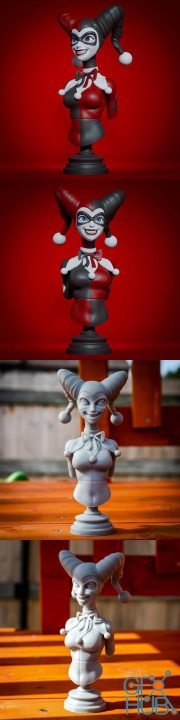 Harley Quinn Bust – 3D Print
