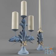 Candelabrum and candlestick
