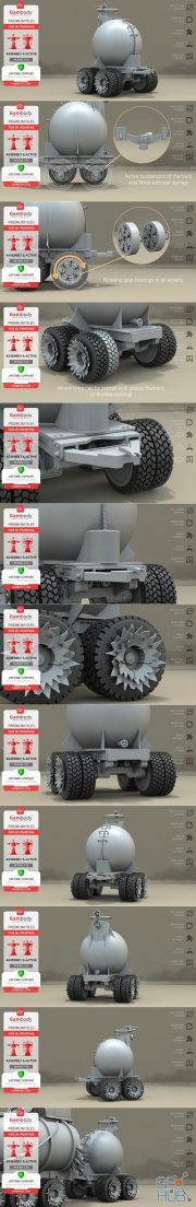 War Rig Fuel Pod – 3D Print