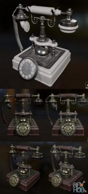 Vintage Telephone PBR