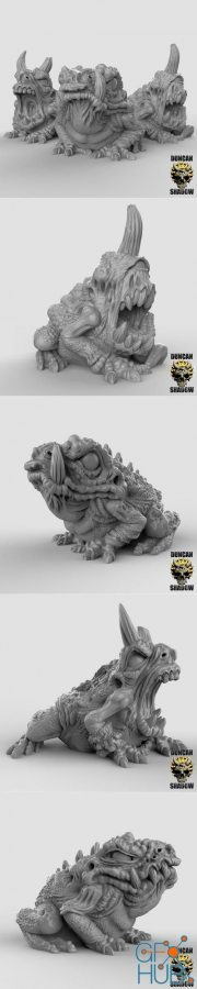 Plague Toads – 3D Print