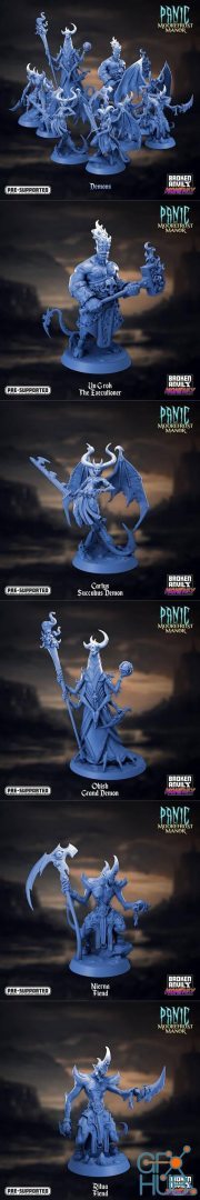 Broken Anvil Miniatures - Demons – 3D Print