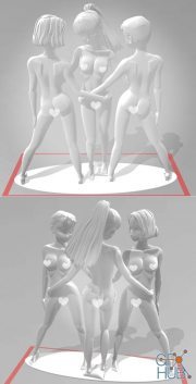 Three Graces – 3D Print