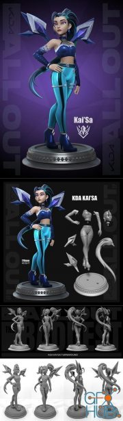 KDA All-Out Kaisa League of Legends – 3D Print