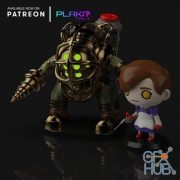 Bioshock - Big Daddy & Little Sister – 3D Print