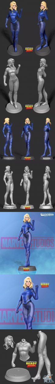 Invisible Woman – 3D Print