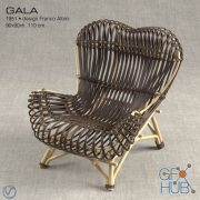 Vittorio Bonacina Gala armchair (max, fbx, obj)