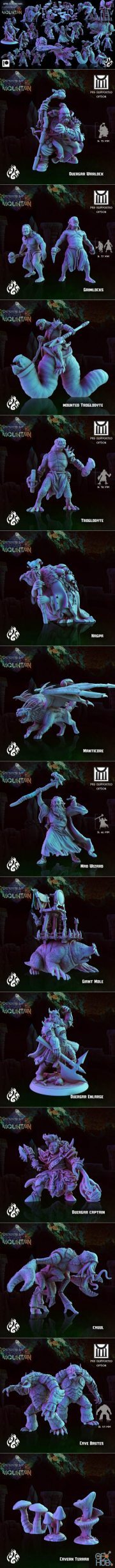 Depths of The Mountain – 3D Print
