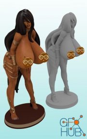 Farah Topless – 3D Print