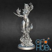 Fire Witch Enemy – 3D Print