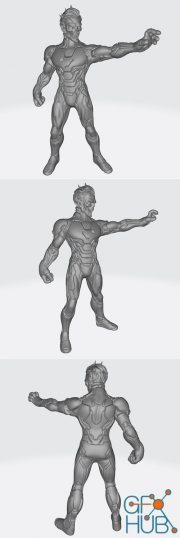Zombie Metalman – 3D Print