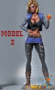 Android18 - Model 2 – 3D Print