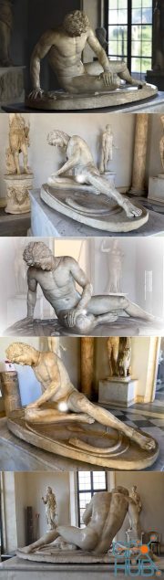 The Dying Gaul, Hellenistic period Capitoline Museums, Rome – 3D Print