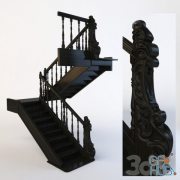 Classic Wooden Staircase