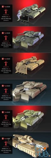 Mammoth Tank Accessories - Set 1-2 – 3D Print