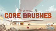 ArtStation Marketplace – CORE Brushes – 29 Custom Brushes for Procreate 5