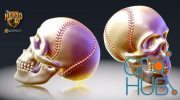 Baseball Skull – 3D Print