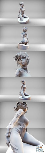 Rei Ayanami – 3D Print