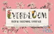 Everbloom – floral typeface 4057245 (EPS)